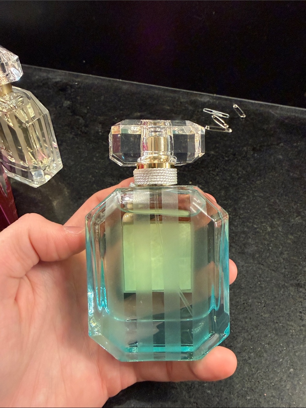 Victoria's Secret Bombshell Isle Perfume — Teal/White - Picture 2 of 3